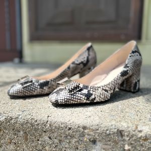 NEW Cole Haan Snakeprint Heels - sz 11